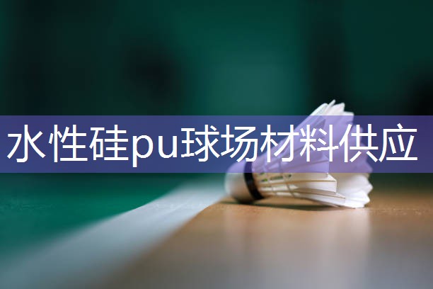 水性硅pu球场材料供应